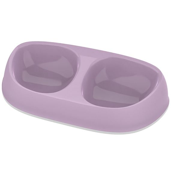 Миска подвійна для котів Moderna Sensibowl, 2 х 200 мл, фіолетовий