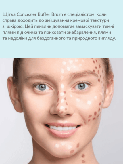 Пензлик для коректора та консилера Farmasi 20 см | Зображення 1