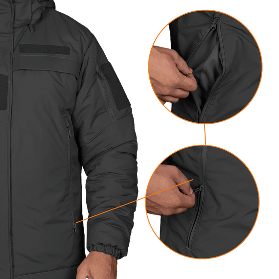 Зимова куртка Patrol System 3.0 Nylon Taslan Чорна (7273), XXXL | Зображення 9