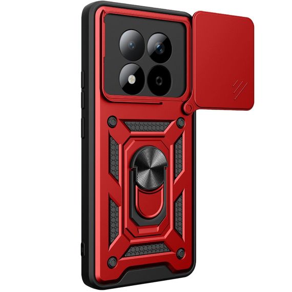 Чохол Ummi Camshield Serge Ring для Xiaomi Redmi Note 15 Pro+ 5G / Poco M8 Pro 5G Червоний / Red | Зображення 1