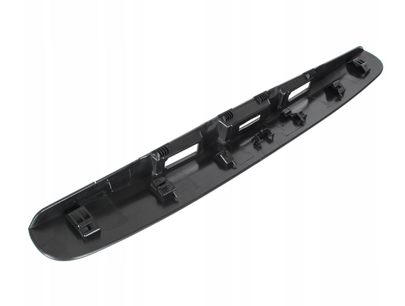 Nissan Qashqai J10 (06-13) накладка / планка / ручка дверей багажника чорна без отвору під смарт-ключ, Ніссан Кашкай | Зображення 1