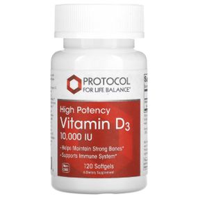 Вітамін D Protocol for Life Balance Vitamin D3 High Potency 10000 IU 120 Softgels