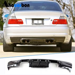 Дифузор заднього бампера V3 (для M3, Карбон) для BMW 3 серія E-46 1998-2006 рр