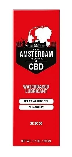 Вагінальний лубрикант Original CBD from Amsterdam - Waterbased Lubricant, 50 ml Sex Aura | Зображення 2