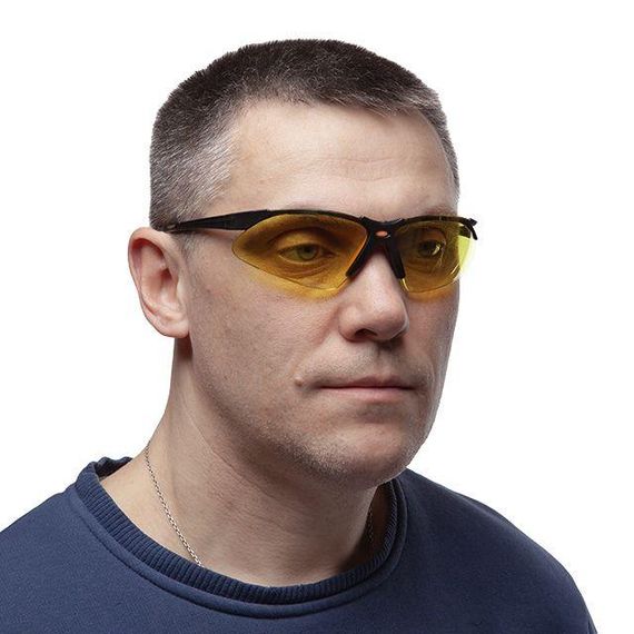 Окуляри захисні жовті, полікарбонат, нейлон INTERTOOL SP-0096 | Зображення 4