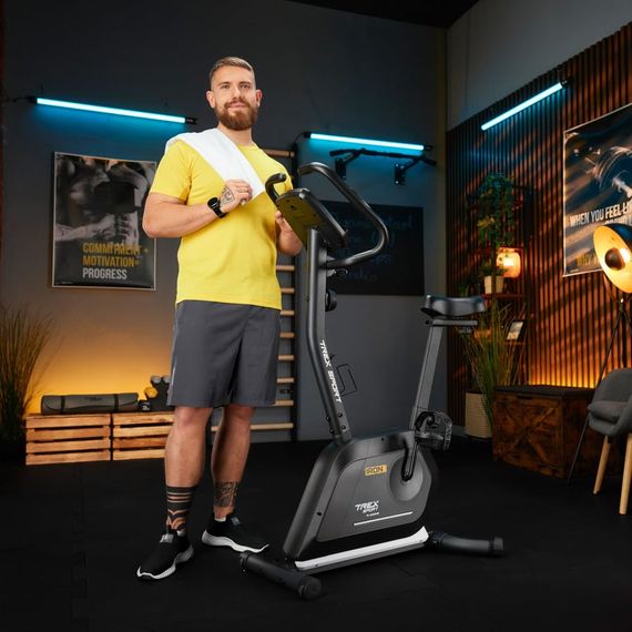 Велотренажер Trex Sport TX-500MB IRON магнітний чорний | Зображення 5