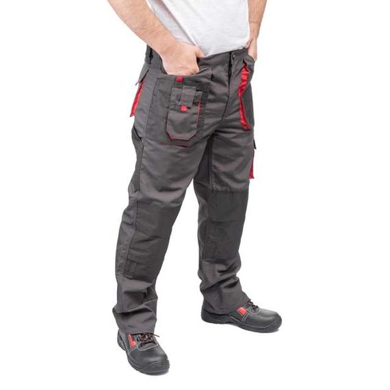 Брюки робочі 80% поліестер, 20% бавовна, щільність 260 г/м², S INTERTOOL SP-3011 | Зображення 2