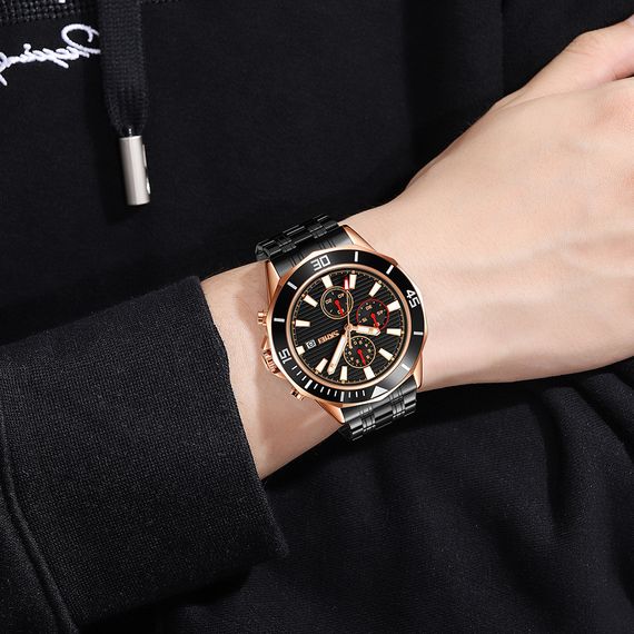 Skmei 9335RGBK Rose Gold-Black | Зображення 2
