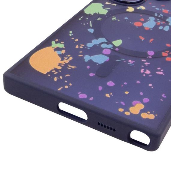 Чехол TPU+PC Flush with Magnetic Fit для Samsung Galaxy S25 Ultra  Dark blue | Зображення 4