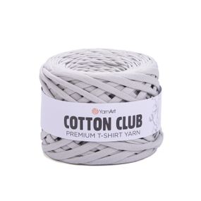 Cotton Club  7304 YarnArt пряжа світло-сіра