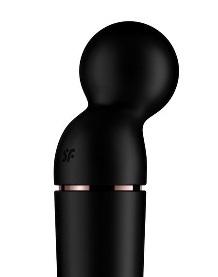 Вібратор-мікрофон універсальний Satisfyer Planet Wand-er для стимуляції всього тіла, чорний Sex Aura | Зображення 5
