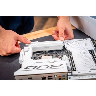 Модуль памяти для компьютера DDR5 16GB 6400 MHz Pro Overclocking White Micron (CP16G64C38U5W) | Зображення 5