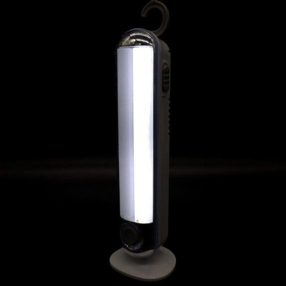 Акумуляторна переносна лампа з підставкою та гачком, YL-8682T-S / Світлодіодний ліхтар для кемпінгу | Зображення 5