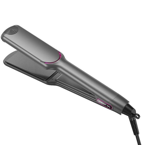 Выпрямитель для волос Hoco HP42 Wide board hair straightener with digital display Gray | Зображення 1