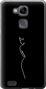 Чехол на Huawei Ascend Mate 7 Силуэт1 "4590u-140-17620"