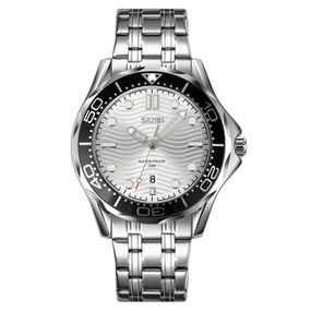 Чоловічий годинник Skmei 9276SSISI Silver-Silver Steel Strap