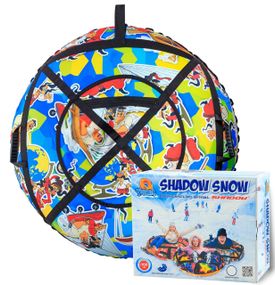 Тюбінг для катання 100 см "Козаки" (Оксфорд, ПВХ) ватрушка надувна