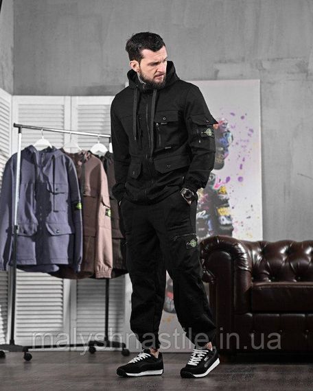 Мужской спортивный костюм Stone black ДЛ6300