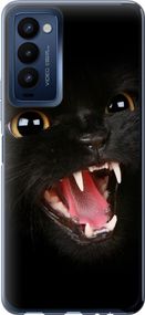 Чехол на Tecno Camon 18 CH6n Чёрная кошка "932u-2524-17620"