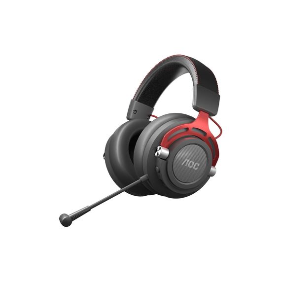 Навушники AOC GH401 50 мм Wireless/3.5мм/USB Multi Platform connect Black (GH401) | Зображення 1