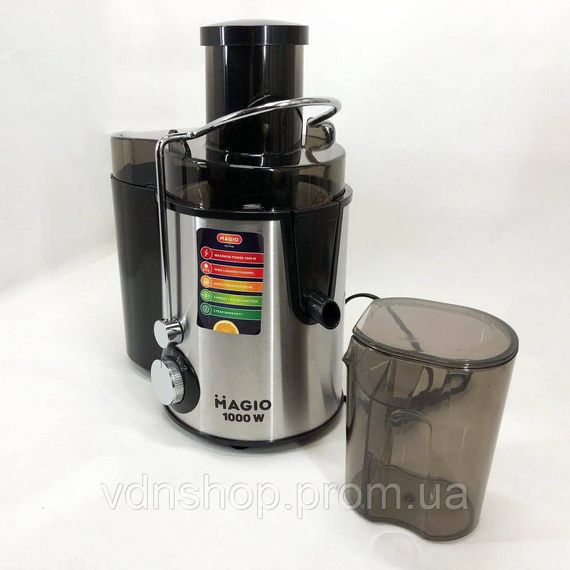 Відцентрові соковижималки MAGIO MG-187 1000 Вт, Соковижималка для томатів, Соковижималка для гранату QG-24 | Зображення 6