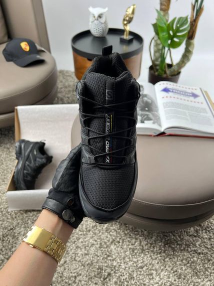 Мужские зимние кроссовки  Salomon XT-6 Black Fur, Вьетнам 46 | Зображення 7
