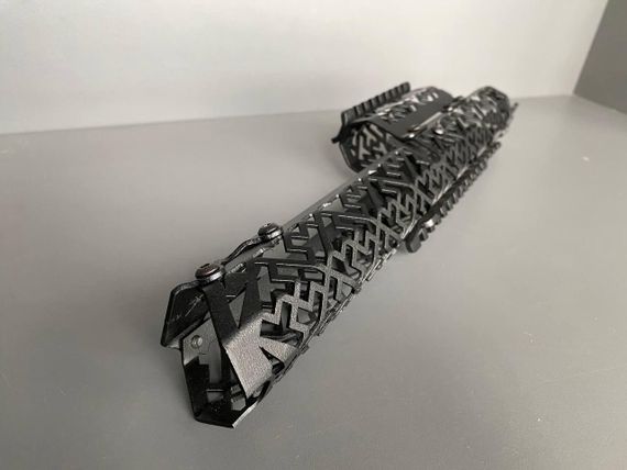 Цівка для АК-47, АК-74, АКС, АКМ подовжена сумісна з обважуванням з металу Чорне | Зображення 5