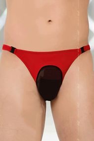 Мужские трусы-стринги Softline Thongs 4502 Красные M/L