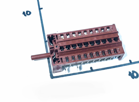 Перемикач дев'ятипозиційний ПМ 89 10 03 Gottak (Іспанія) | Зображення 3