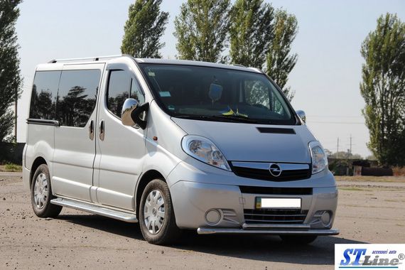 Передній захист ST014 (нерж.) для Nissan Primastar 2002-2014рр | Зображення 2