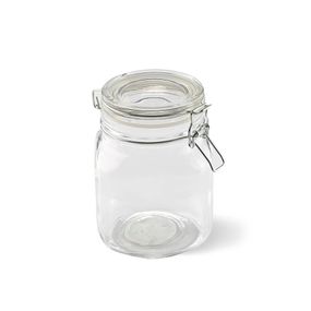 Скляна банка з кришкою-затискачем 1 л Maestro MR-5001-1 герметична для продуктів