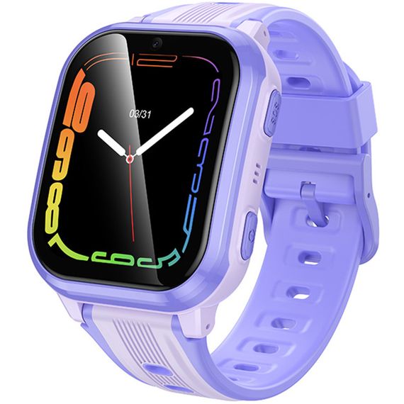 Детские cмарт-часы Hoco Y108 4G with call function Purple
