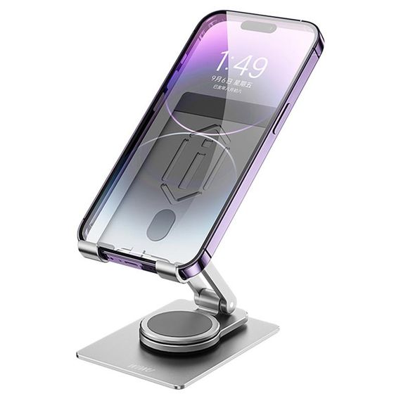 Підставка для планшетів WIWU ZM107 Desktop Rotation Stand For Tablet up to 12.9 inch Silver | Зображення 2