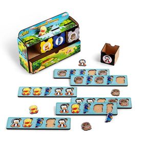 Дерев'яна настільна гра "Птахи" Ubumblebees (ПСД167) PSD167 сортер-комодик