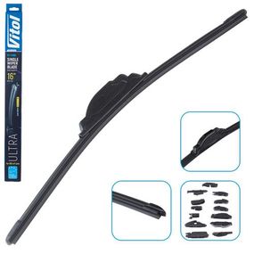 Щітка склоочищувача безкаркасна VITOL ULTRA 16" - 400 мм (13 адаптерів)