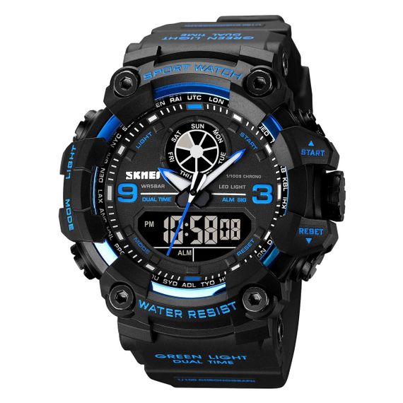 Годинник S2kmei 1818 Black-Blue.