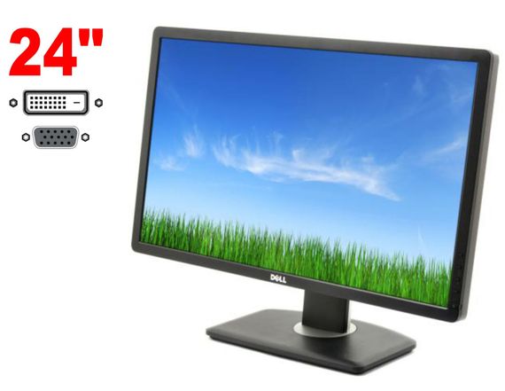 Монитор Dell P2412Hb / 24" (1920x1080) TN / 1x DVI, 1x VGA, 2x USB 2.0, 1x USB Type-B / VESA 100x100 / Pivot б/у
