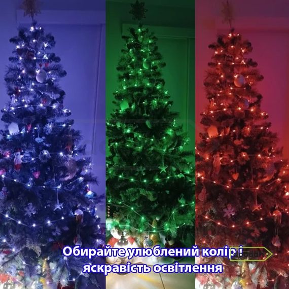 Розумна світлодіодна Bluetooth гірлянда RGB – CARPRIE SAET 20M / 200LED / IP65 | Зображення 6