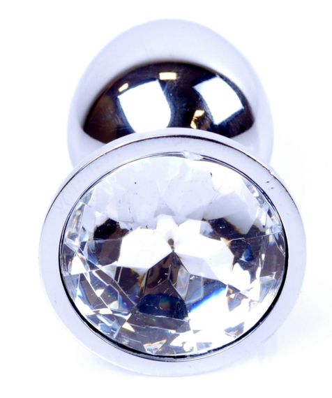 Анальний затор Boss Series - Jewellery Silver PLUG Clear S, BS6400012 sexstyle | Зображення 6