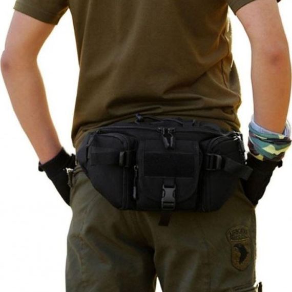 Набір! Якісна тактична сумка через плече + тактичний ліхтар | Зображення 4