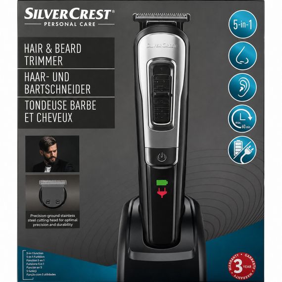 Машинка для стрижки волос Silver Crest SHBS 3.7 D3 All in One, триммер для бороды 5 в 1 | Зображення 7