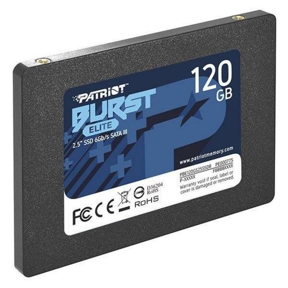 Накопичувач SSD 2.5" 120GB Burst Elite Patriot (PBE120GS25SSDR) | Зображення 1