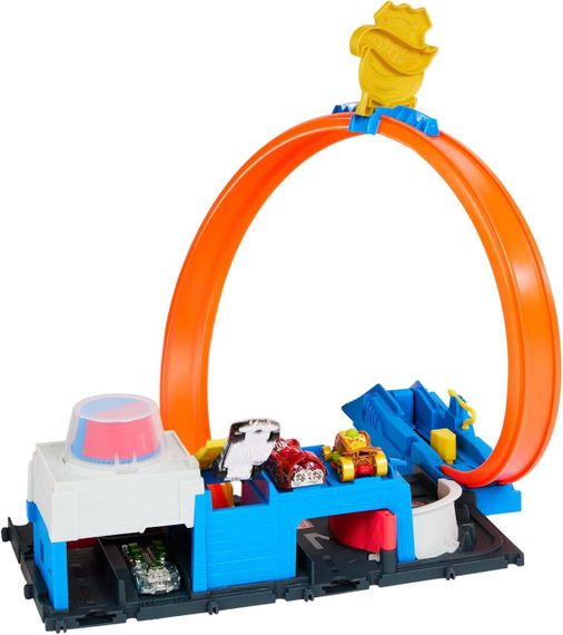 Трек Hot Wheels City Супер Поліцейський відділок з регульованою петлею та машинкою | Зображення 3