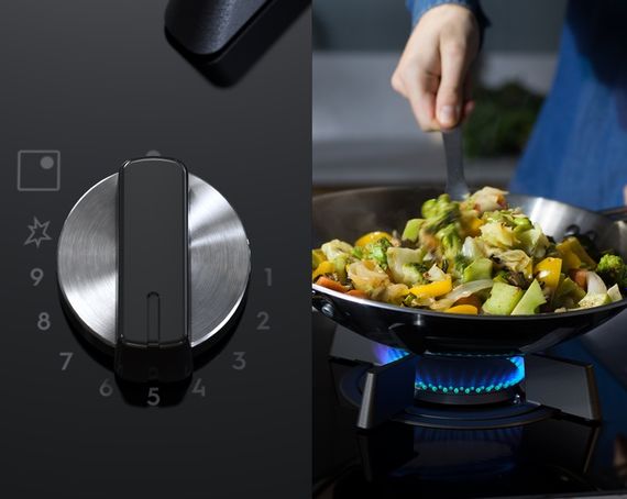 Варочная поверхность Electrolux газ на стекле KGG643753K | Зображення 8