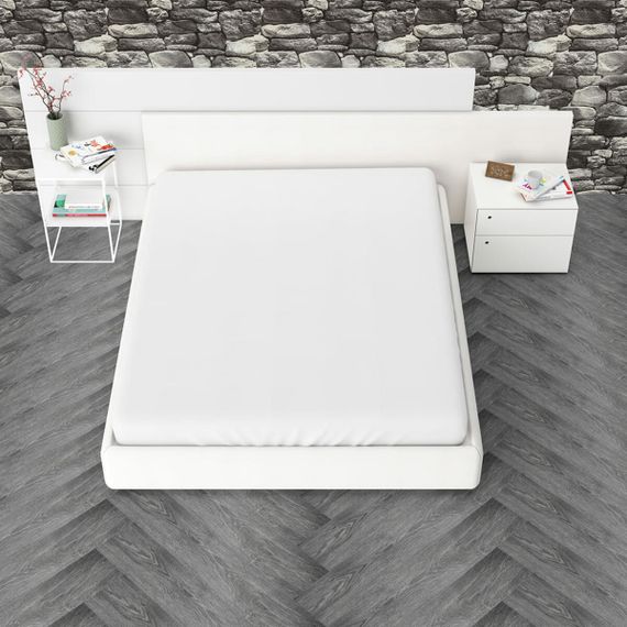 Самоклеюча вінілова плитка попелясте дерево, ціна за 1 шт. (СВП-003) Матова SW-00000284 | Зображення 5