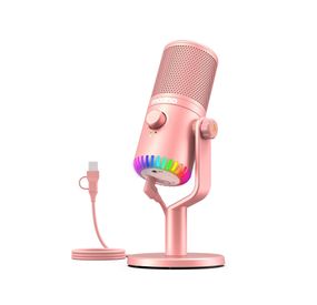 Мікрофон для геймерів Maono DM30 (Pink)