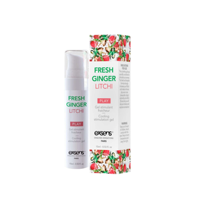 Розпродаж!!! Стимулювальний гель EXSENS Kissable Fresh Ginger Litchi 15мл (термін 12.2025)