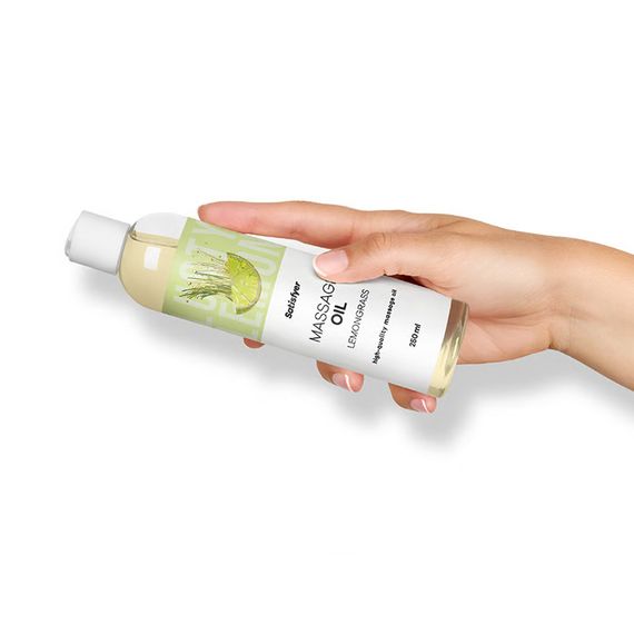 Розпродаж!!! Масажна олія Satisfyer Massage Oil Lemongrass 250 мл (термін 30.04.2027) | Зображення 5