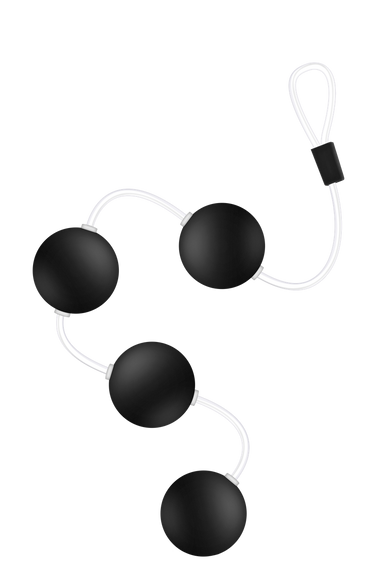 Анальные шарики Blush Anal Adventures Pleasure Balls - Black Sex Aura