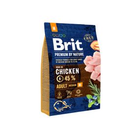 Сухой корм для собак Brit Premium Dog Adult M 3 кг (8595602526352)